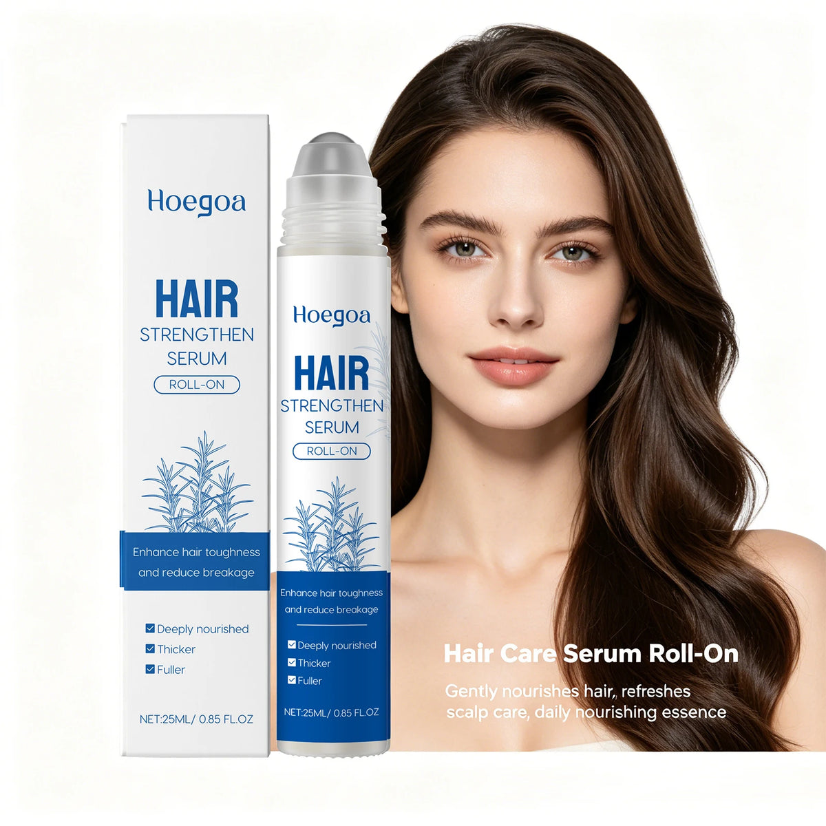 Rosemary Hair Growth Serum Roll On Anti Hair Loss Care Oil