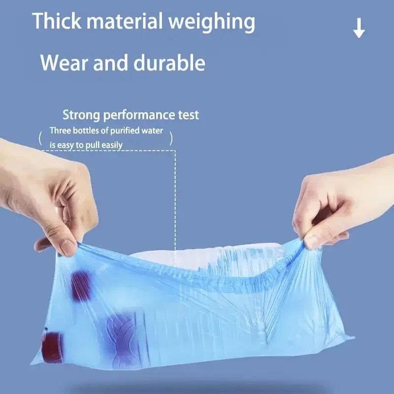 100PCS Disposable Waterproof Shoe Covers Non Slip Plastic Boot Protectors - 3