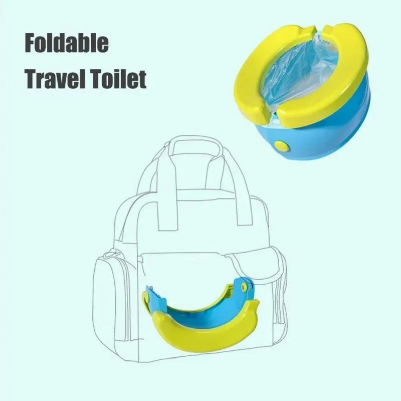 Portable Folding Baby Potty Toilet Training Seat for Travel