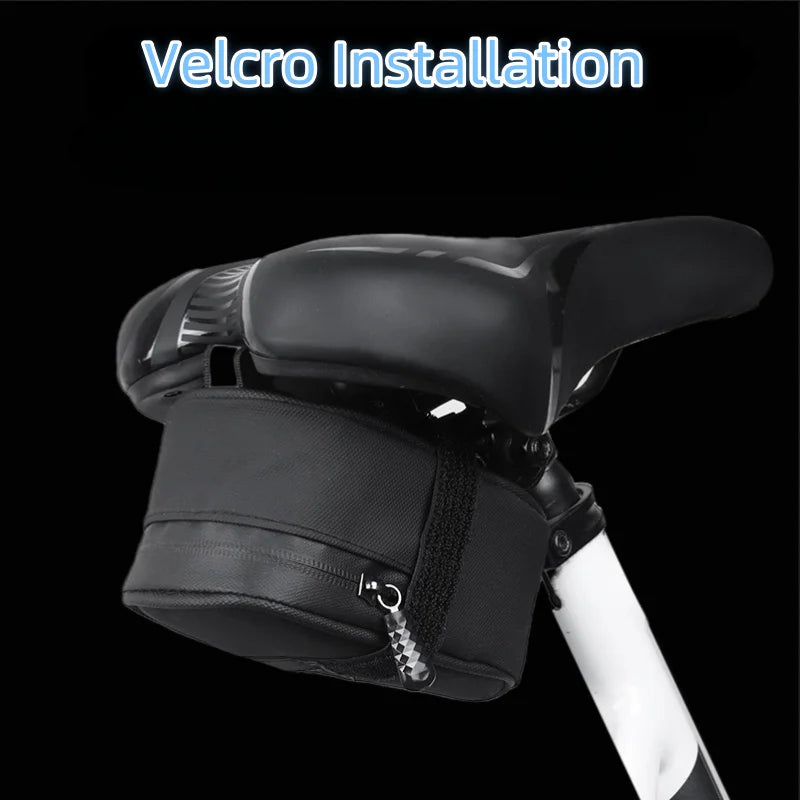 Waterproof Bicycle Saddle Bag Portable MTB Road Bike Tail Seat Pack - 2