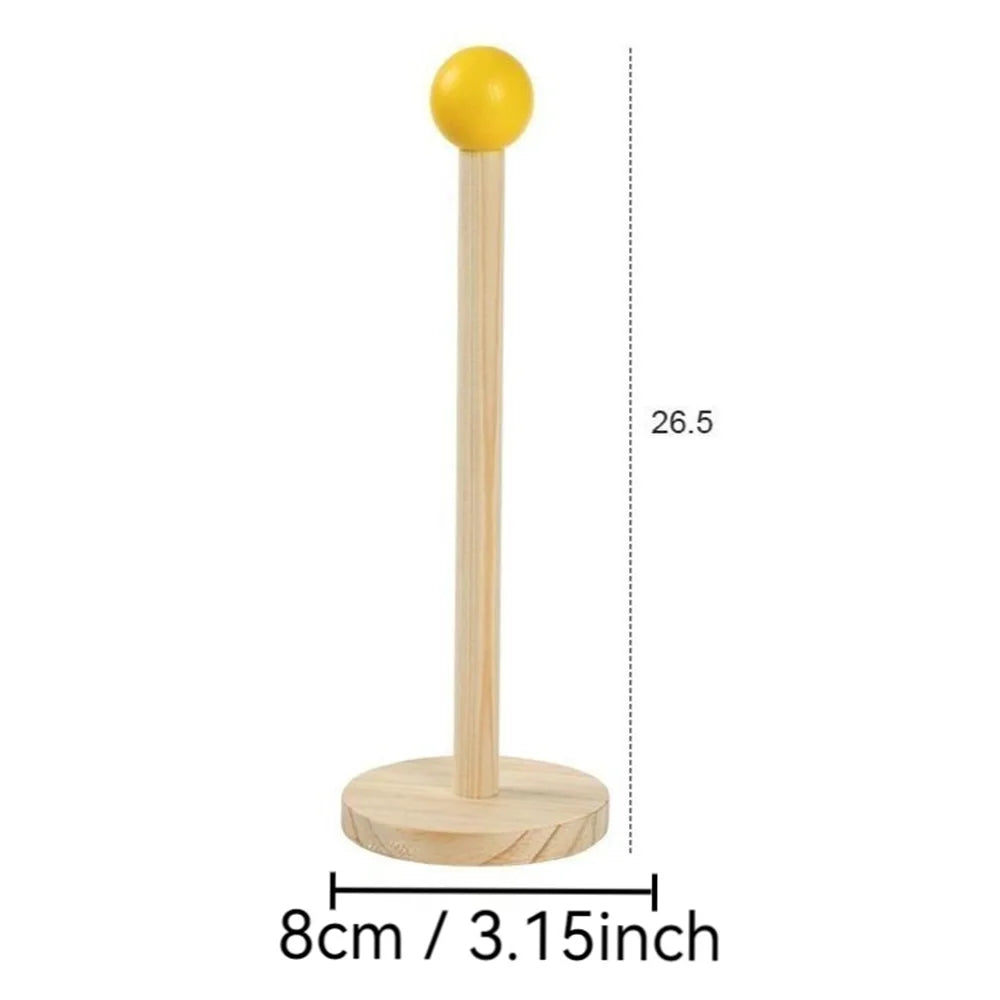 Wooden Hair Scrunchie Holder Organizer Display Stand for Jewelry Braclets