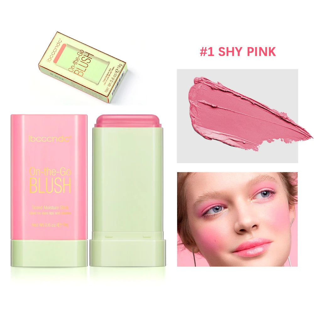 Korean Blush Stick Matte Cream Blusher & Tinted Makeup Stick - 28
