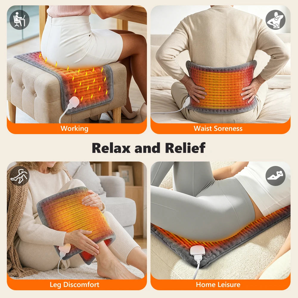 Electric Heating Pad Flannel Thermal Mat Pain Relief