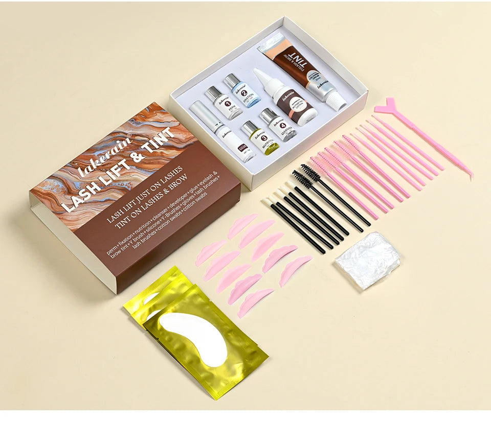 Professional Eyelash Perm and Tint Kit Lash Lift Curling Set
