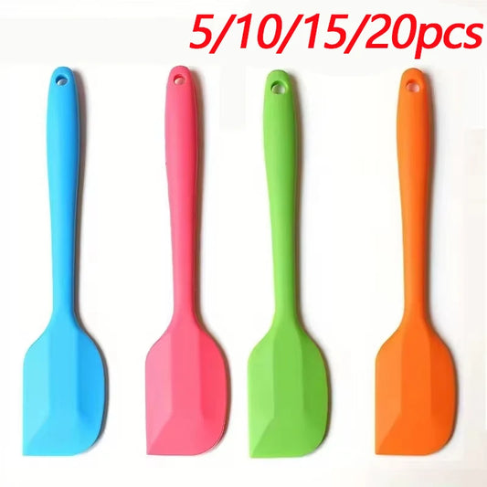 Silicone Spatula Set Non-Stick Heat-Resistant Cake Baking Scrapers