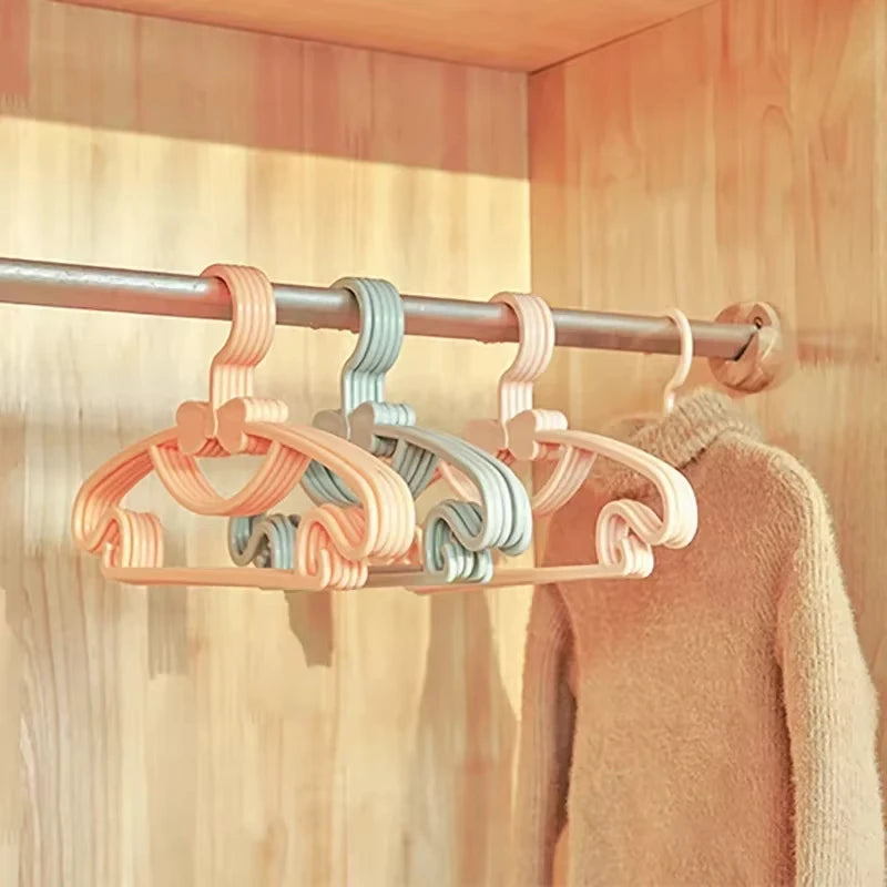 Non-Slip Baby Hangers Kids Clothes Storage Organizers for Wardrobe - 5
