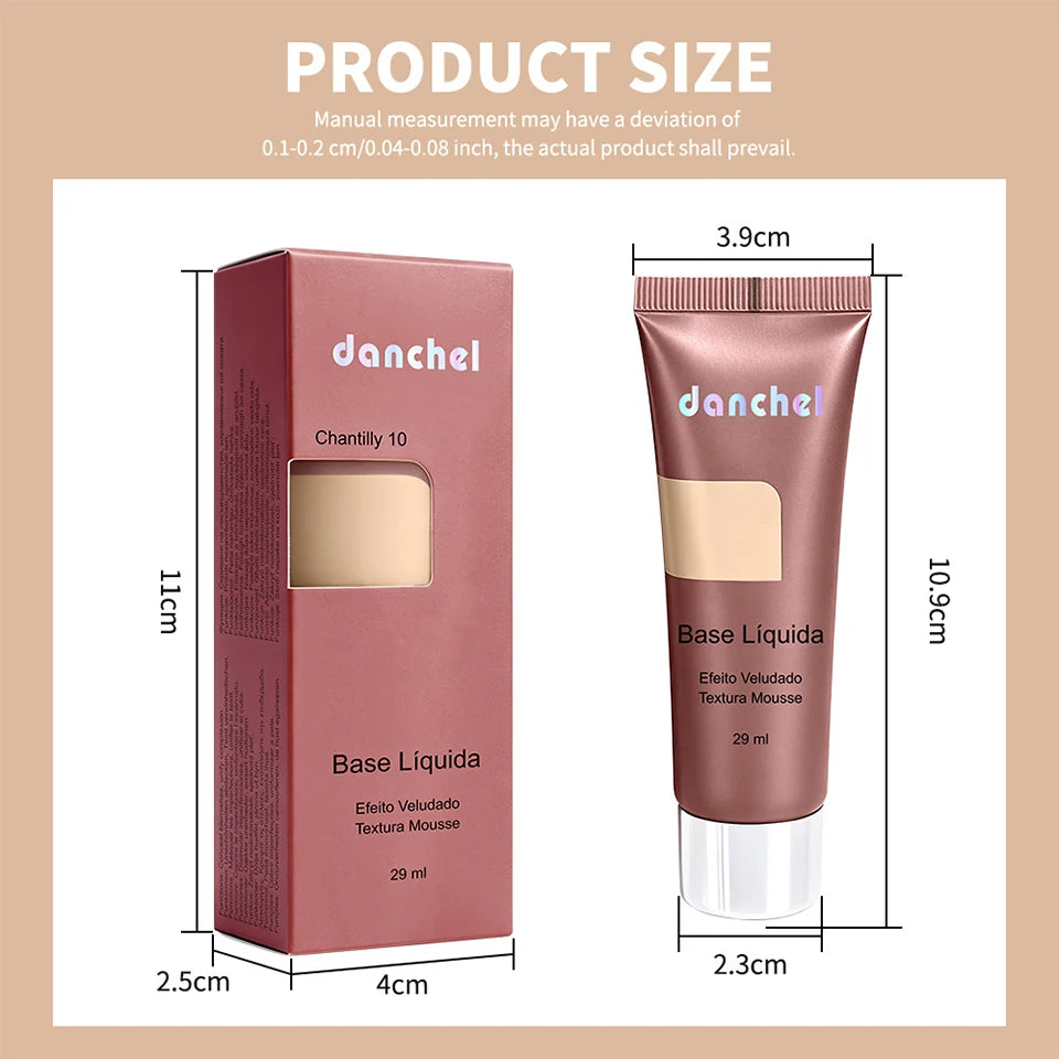 Liquid Foundation Long Lasting Velvet Matte Face Makeup Base - 16