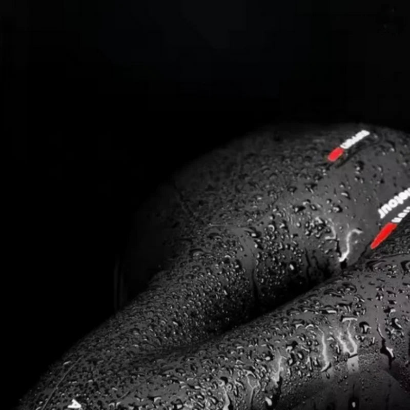 Comfortable MTB Bike Saddle with Integrated Safety Warning Tail Light - 6