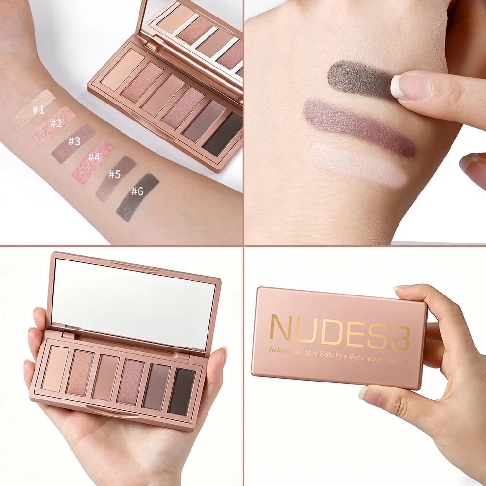 Eyeshadow Palette Long Lasting Neutral Matte Shimmer Eye Makeup - 5