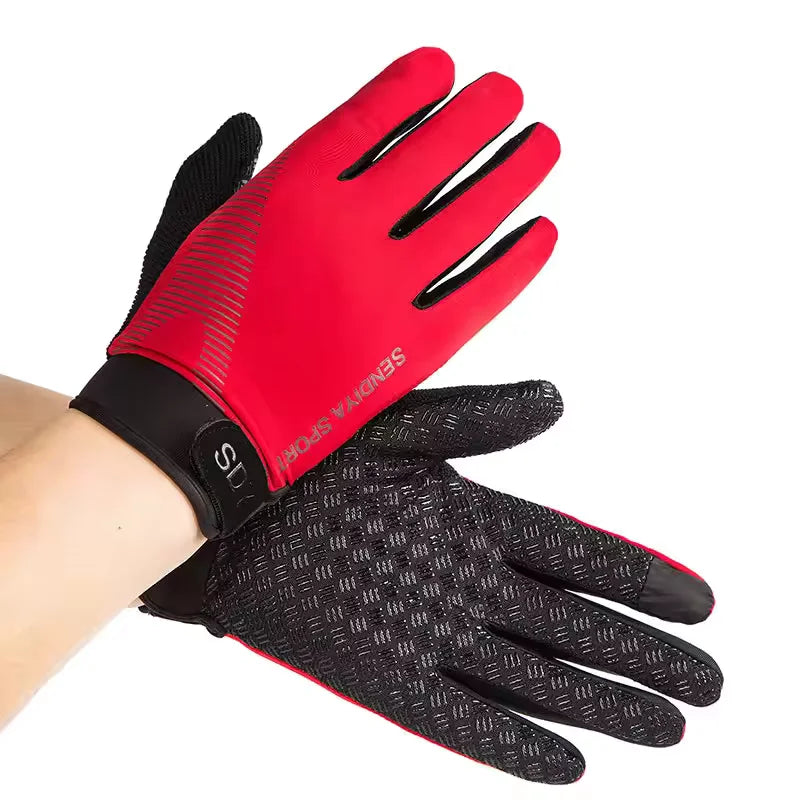 Full Finger Cycling Gloves Touch Screen MTB Bike Motorcycle Sport Gloves