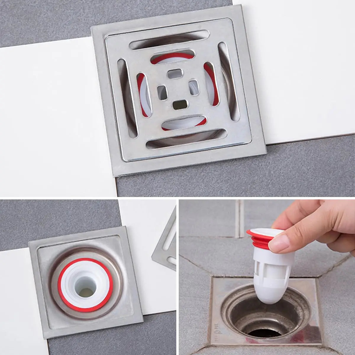 Anti Odor Floor Drain Core Sewer Deodorizer and Pest Control Trap - 15