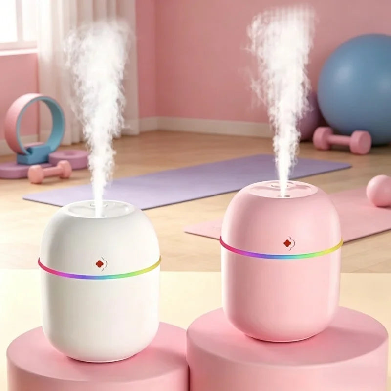 Portable USB Mini Humidifier 260ml Aromatherapy Diffuser for Home Office - 7