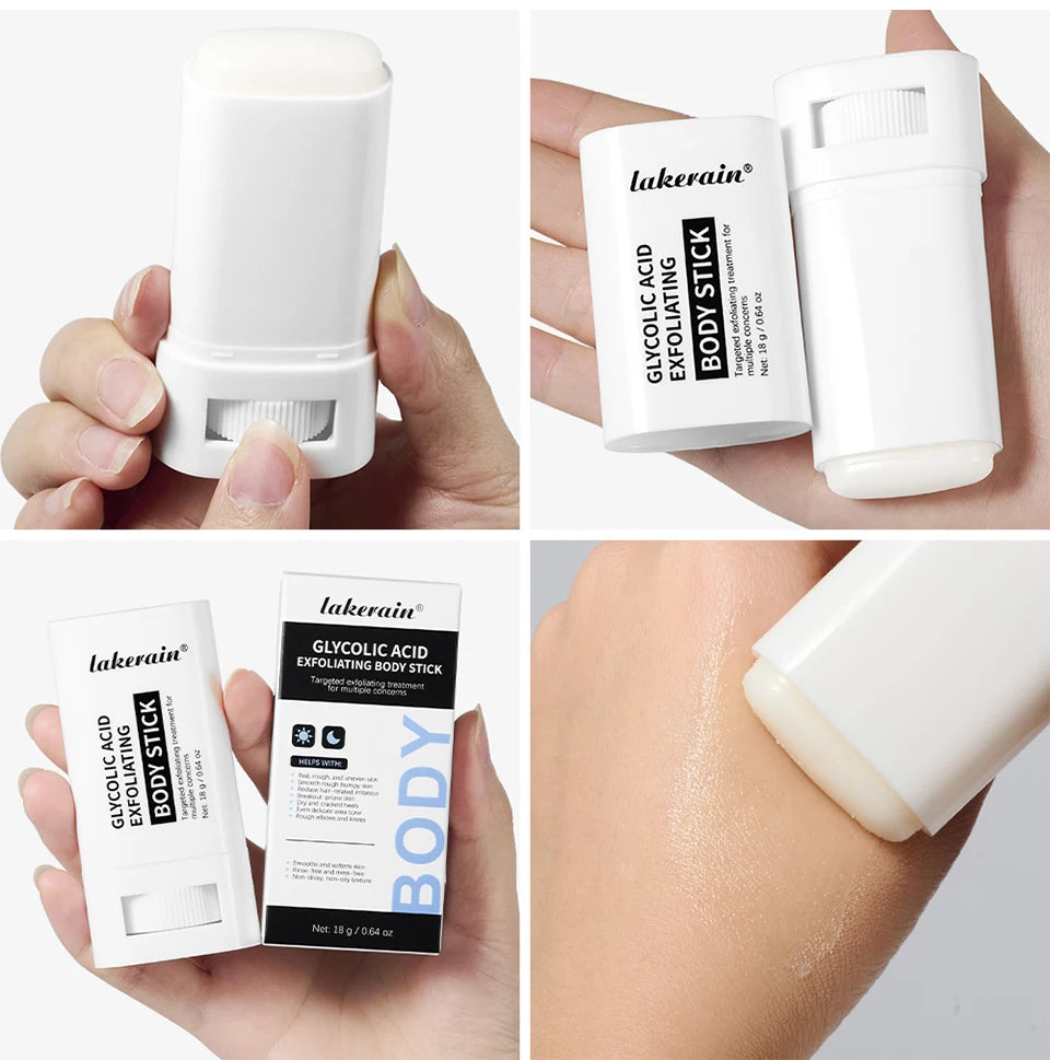 Glycolic Acid Exfoliating Body Stick Moisturizing Scrub Lotion
