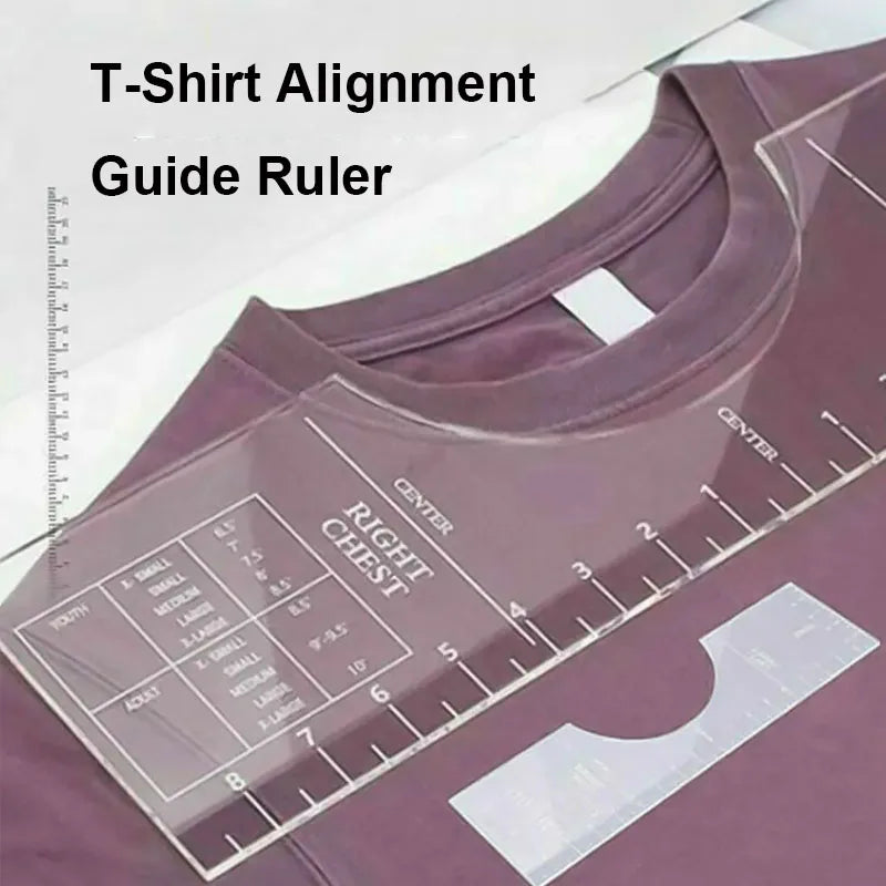 T-Shirt Alignment Ruler Guide Set for Vinyl Craft and Heat Press