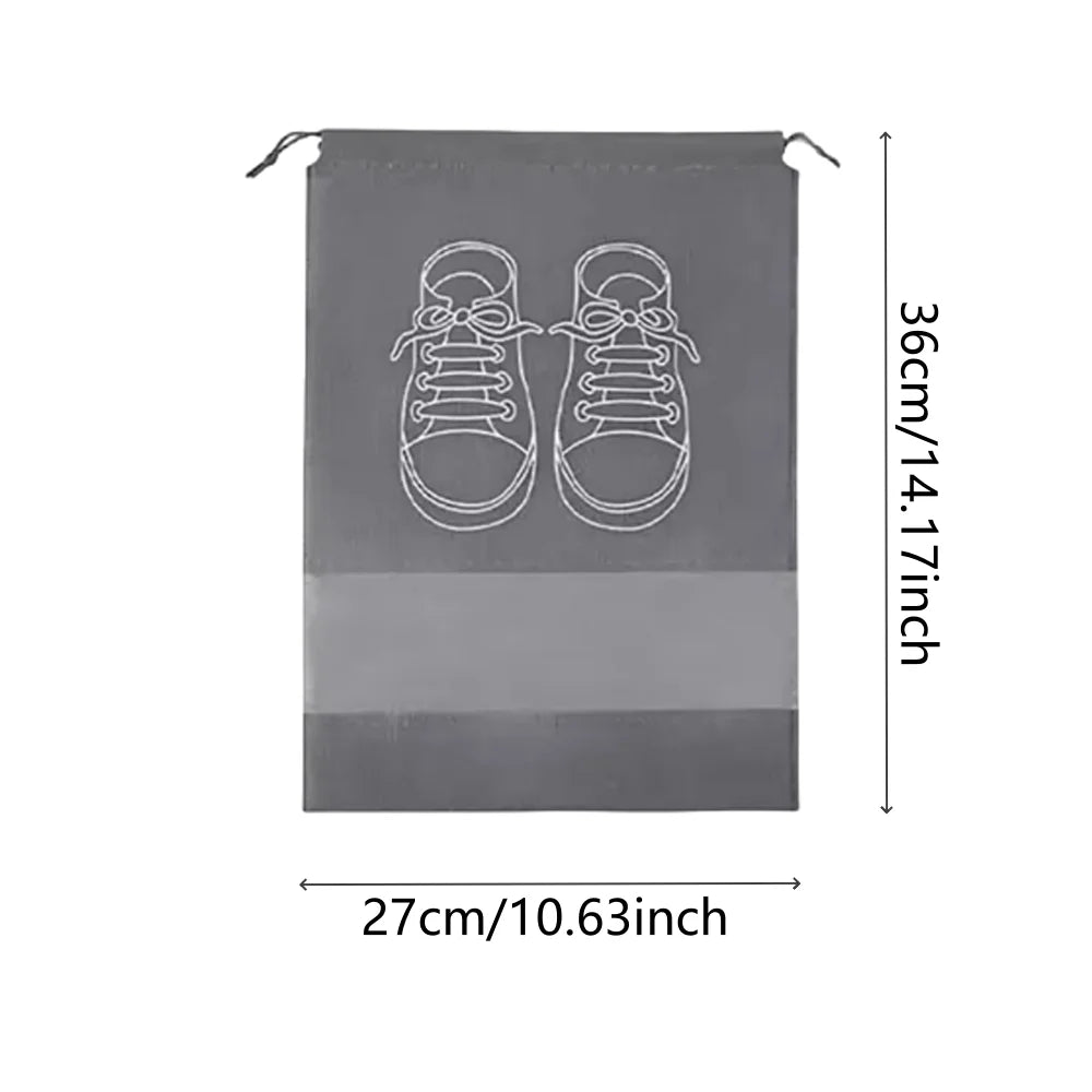 Portable Shoe Storage Bags Waterproof Travel Organizer Pouches - 6