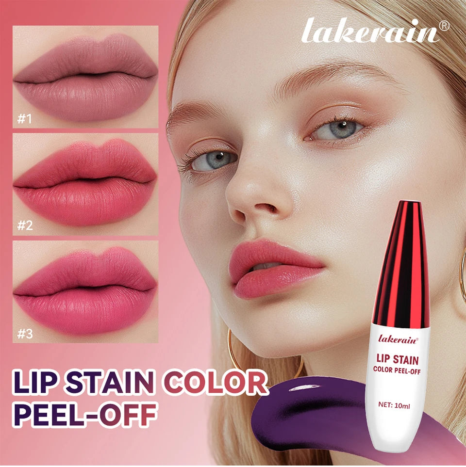 Peel Off Lip Stain Matte Liquid Lipstick Waterproof Lip Gloss