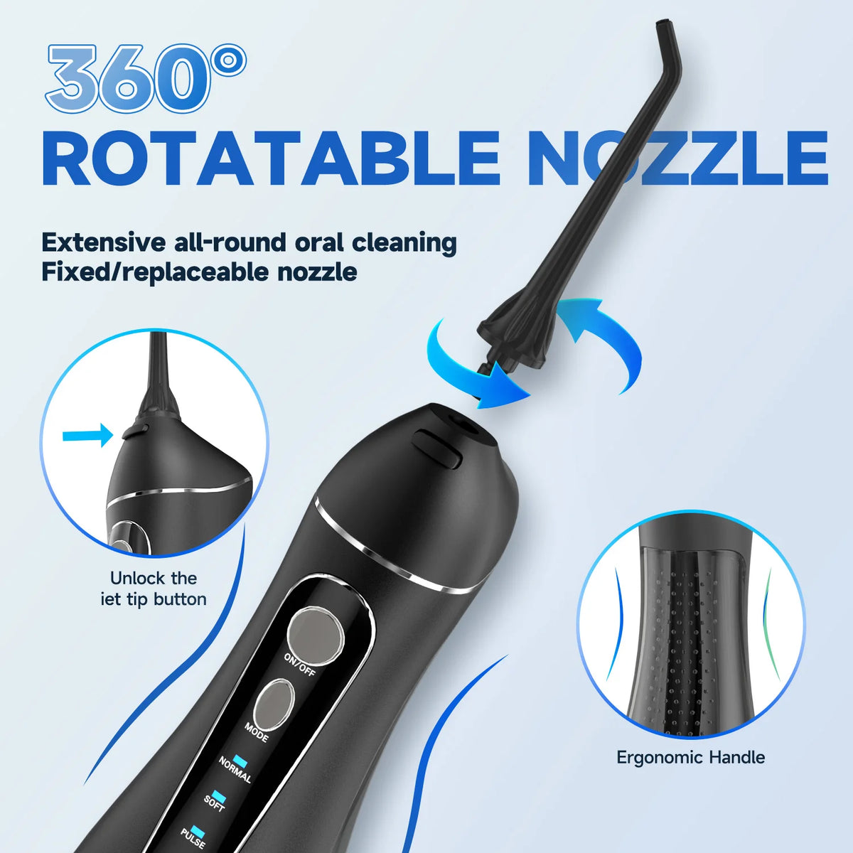 Cordless Water Flosser Portable Oral Irrigator