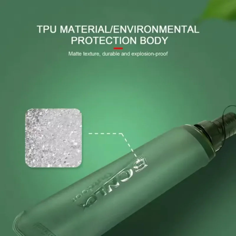 Foldable Soft Flask Water Bottle TPU Hydration Pack for Running Hiking - 4