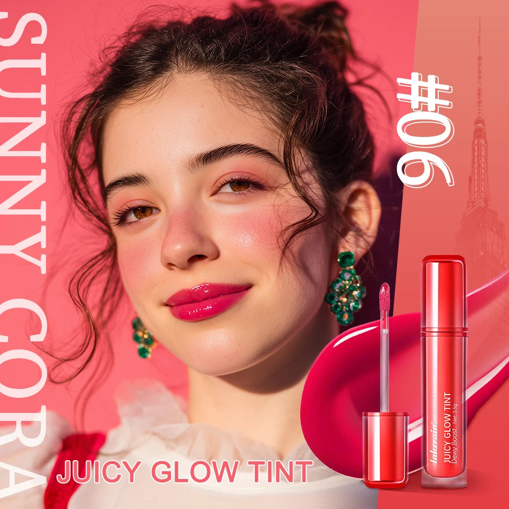 Lakerain Mirror Lip Glow Tint Juicy Gloss Lip Stain