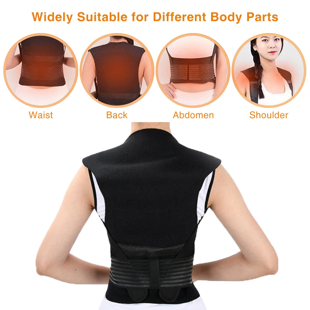 Tourmaline Magnetic Self Heating Back Waist Vest Brace