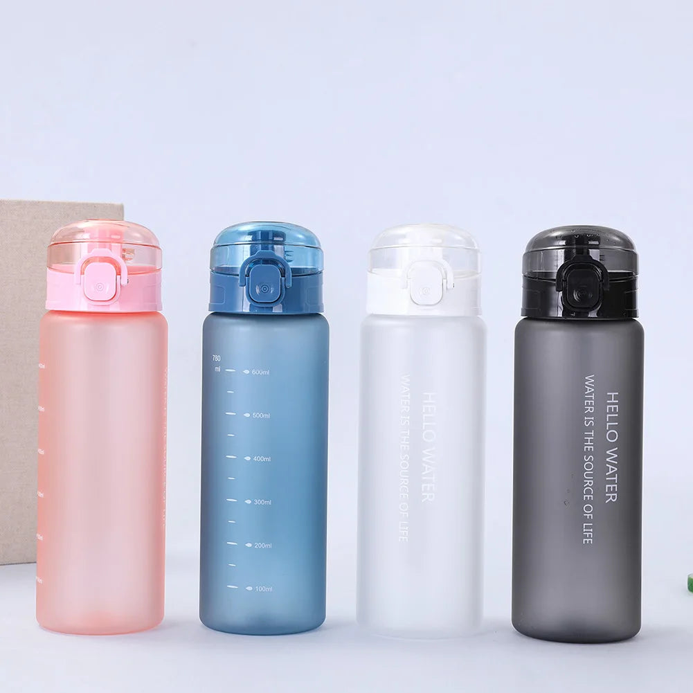 Leak Proof Sports Water Bottle BPA Free Portable Hiking Gym Flask - 7