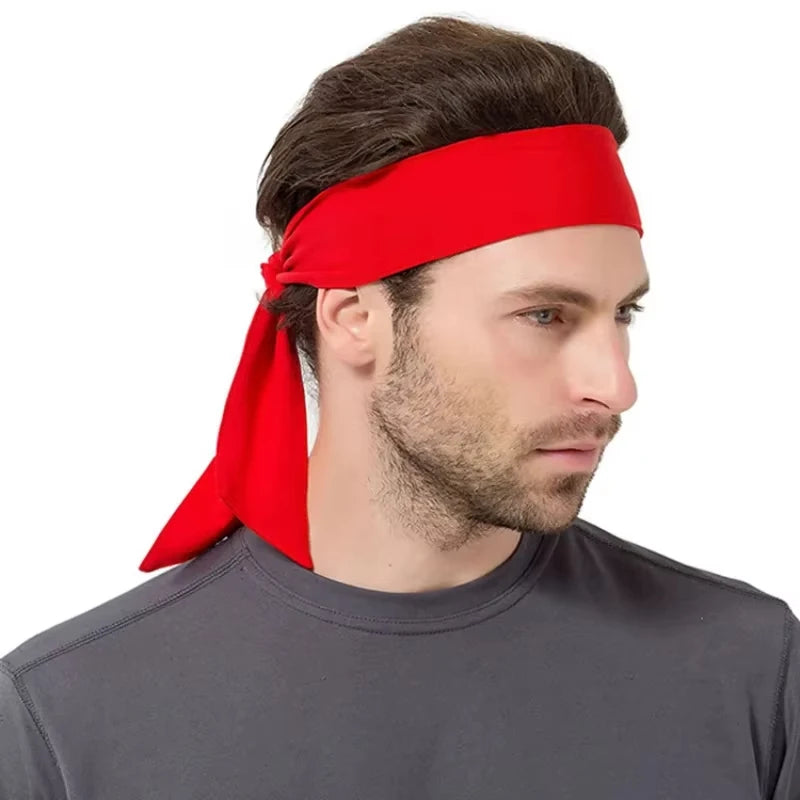 Unisex Sweatband Sports Headband Moisture Wicking Athletic Hair Tie - 5