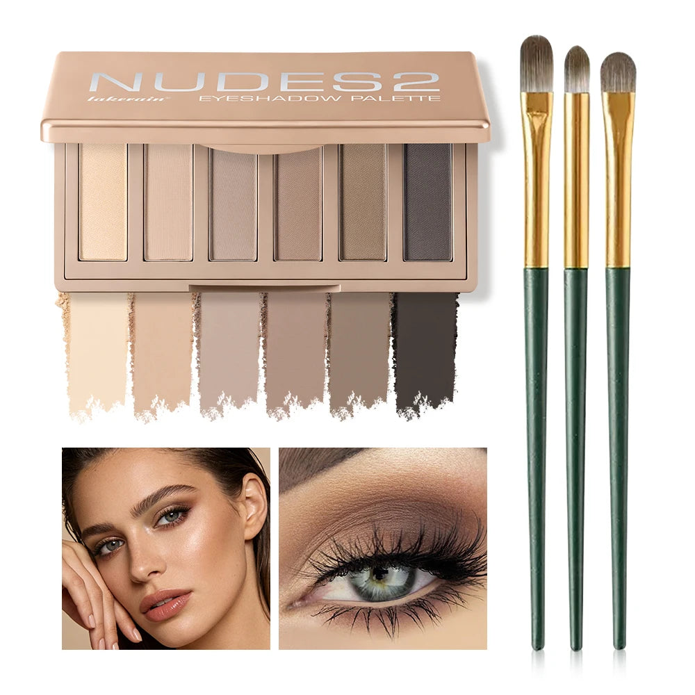 Eyeshadow Palette And Brush Set Natural Matte Nude Makeup Powder - 20