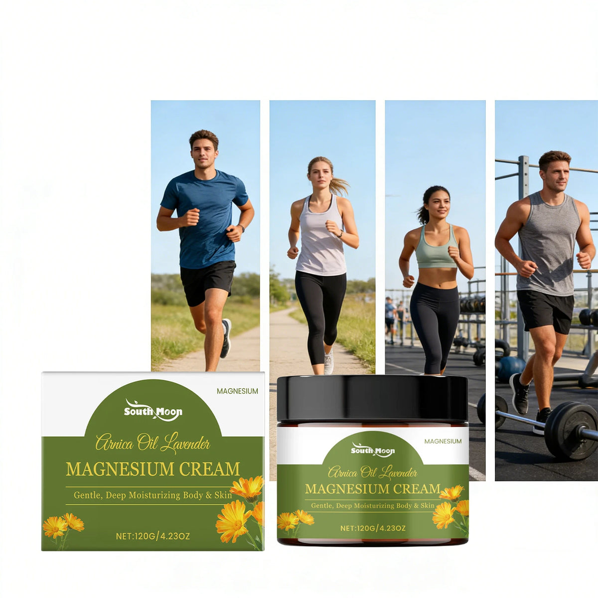 Joint Moisturizing Magnesium Cream Fast Absorbing Relief Care