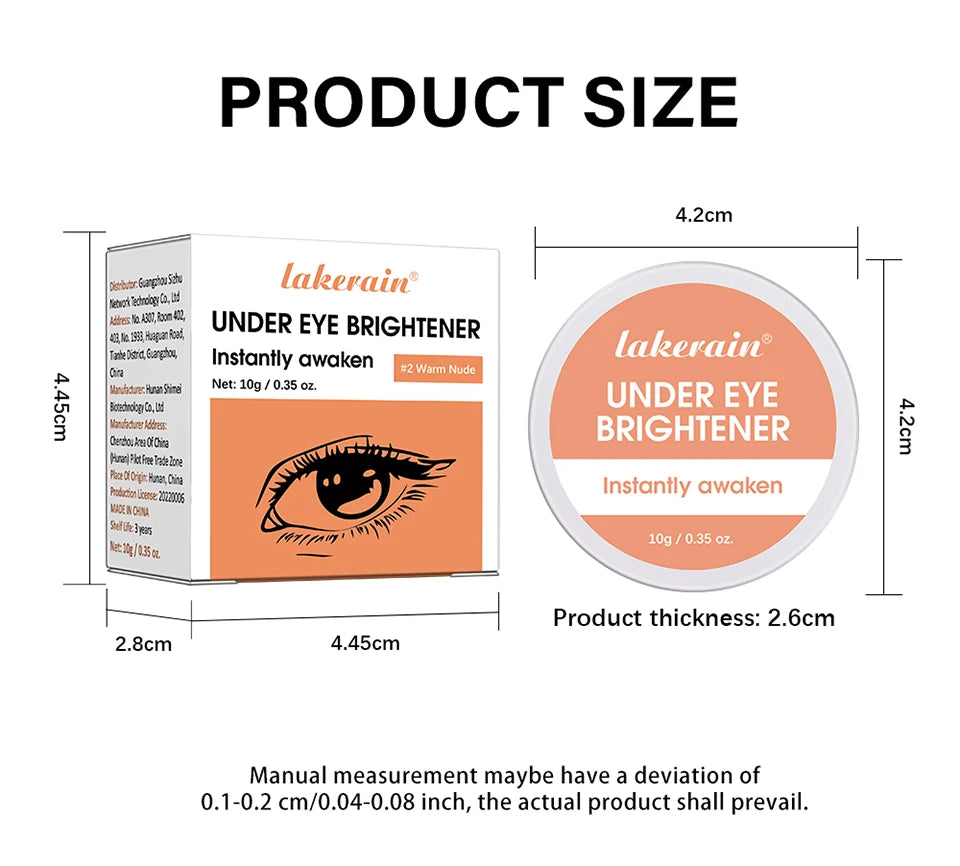 Under Eye Brightener Concealer Dark Circles Correcting Cream Makeup - 15