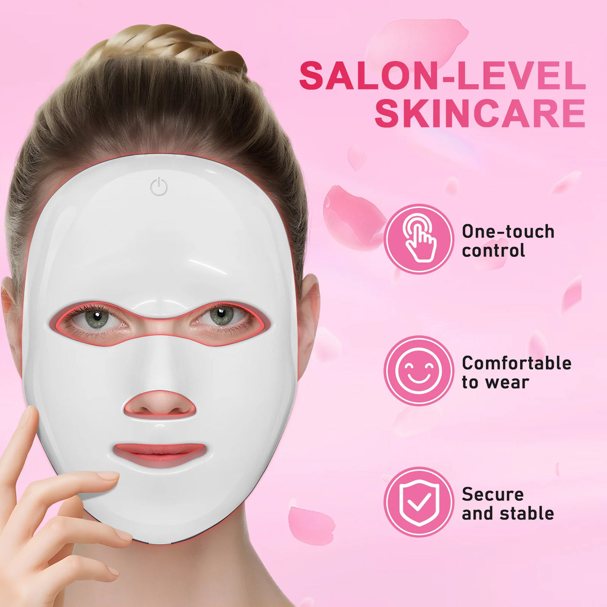 7 in 1 Cordless LED Photon Facial Mask Skin Rejuvenation Tool