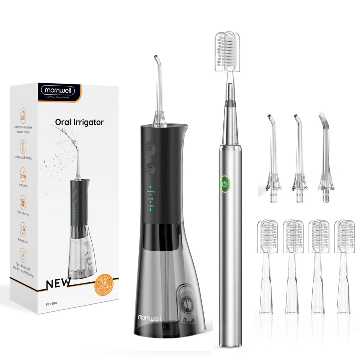 Water Flosser and Sonic Electric Toothbrush Combo Kit