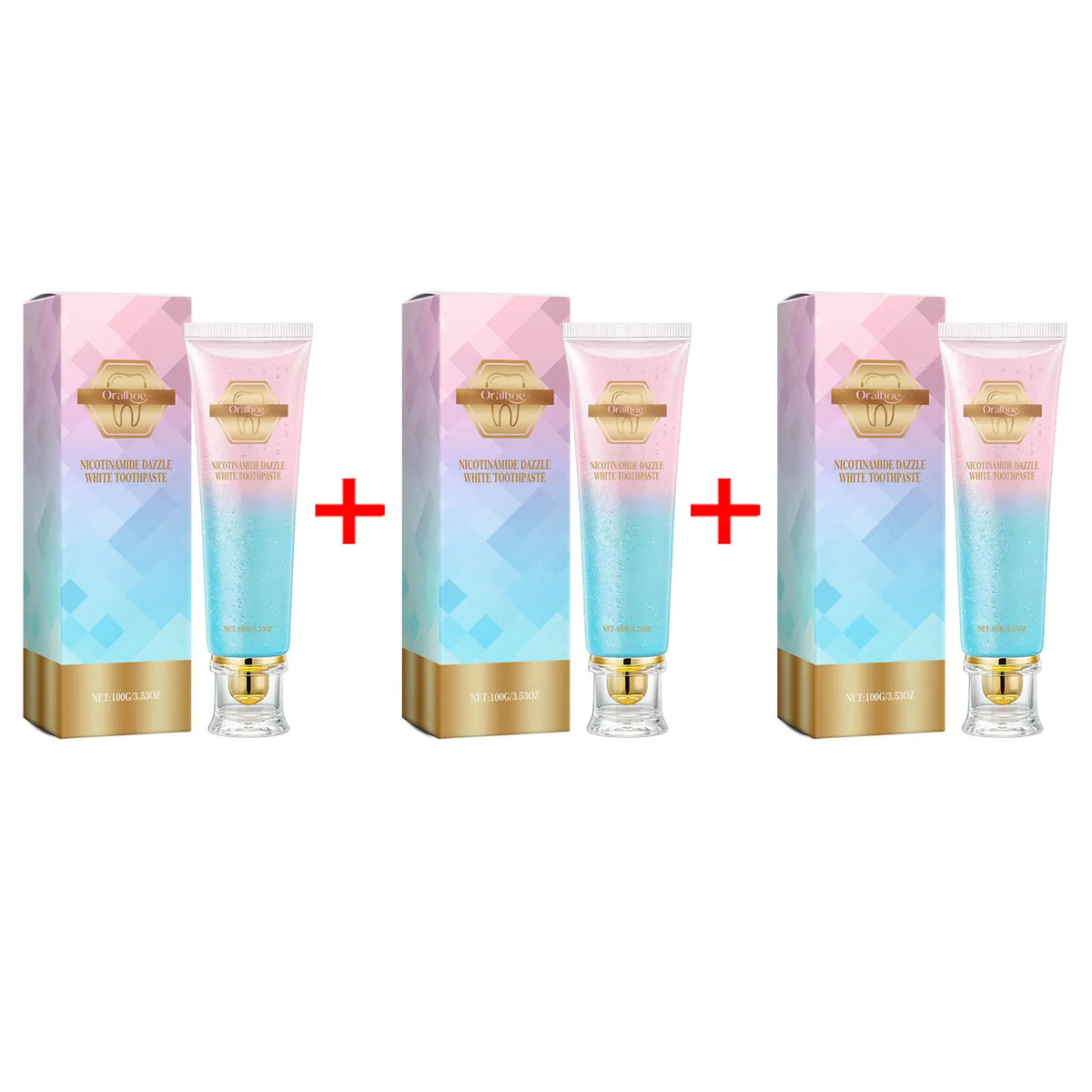 Oralhoe Teeth Whitening Toothpaste Repair Cavities Mint Fresh Breath