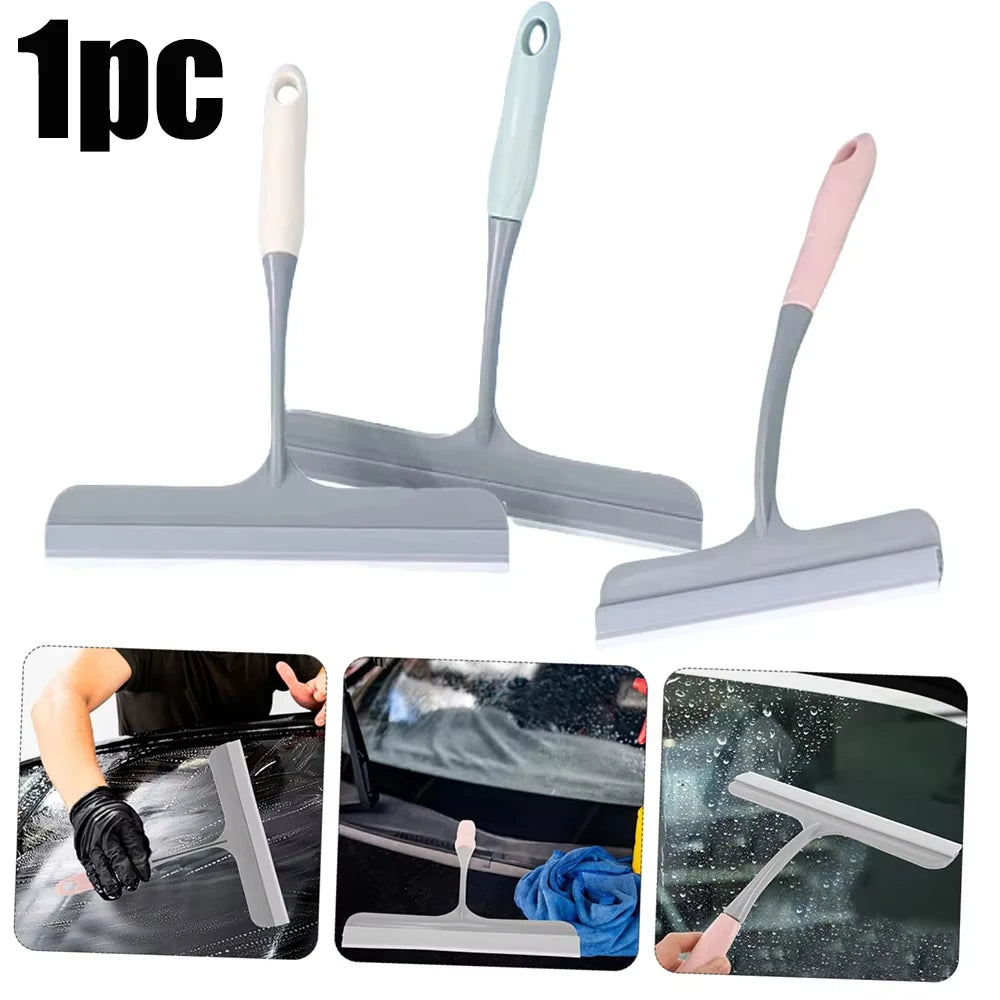 Silicone Squeegee Window Cleaner Multi-Purpose Glass Wiper Scraper Tool - 1