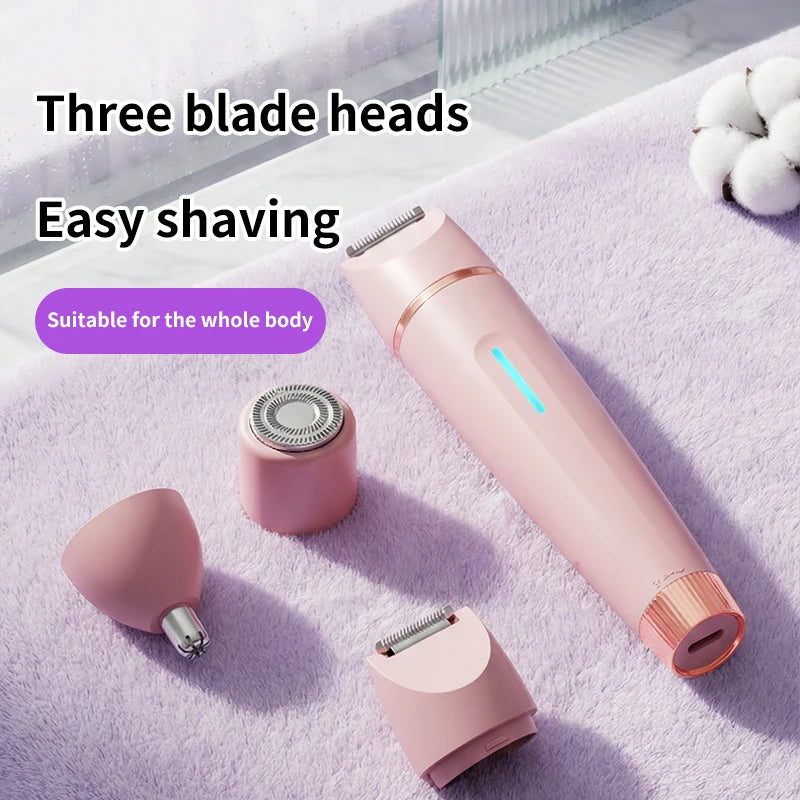 3 in 1 Electric Lady Shaver Waterproof Bikini Trimmer and Epilator - 2