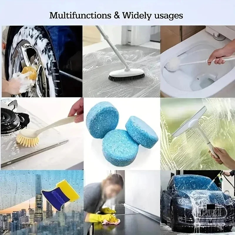 10PCS Car Windshield Wiper Washer Fluid Concentrated Effervescent Tablets - 8