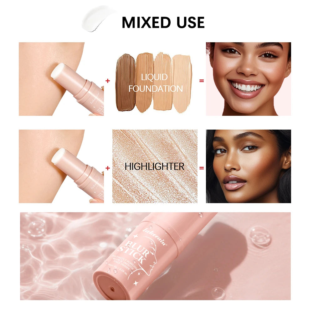 Blur Stick Invisible Pore Primer Matte Face Primer Makeup Base