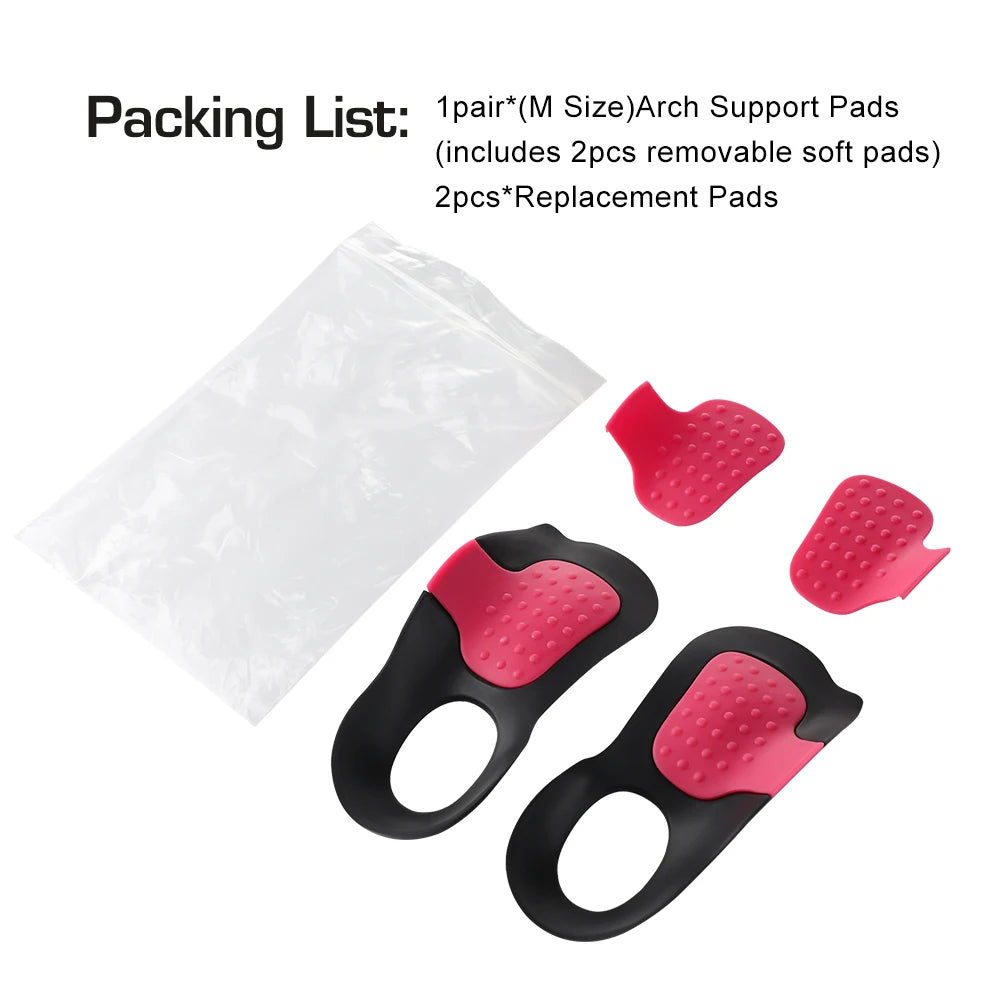 TPE Arch Support Insoles Flat Feet Corrective Shoe Inserts - 16