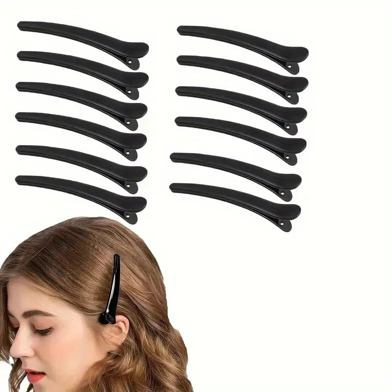 Professional Alligator Hair Clips Salon Duckbill Sectioning Pins - 8