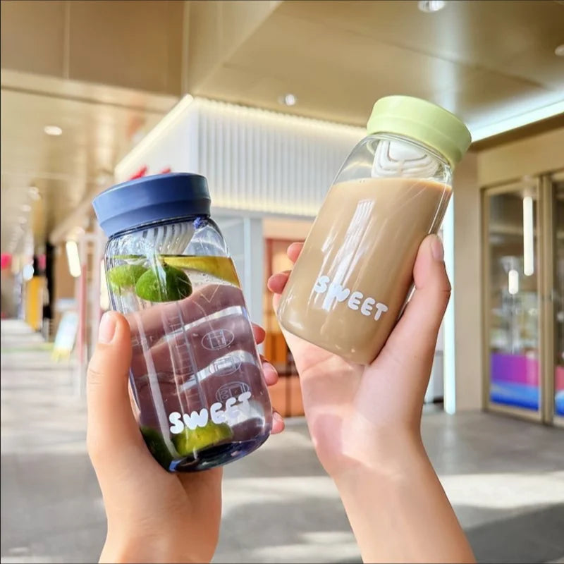 Portable Mini Water Bottle Shatterproof BPA Free Travel Pocket Cup
