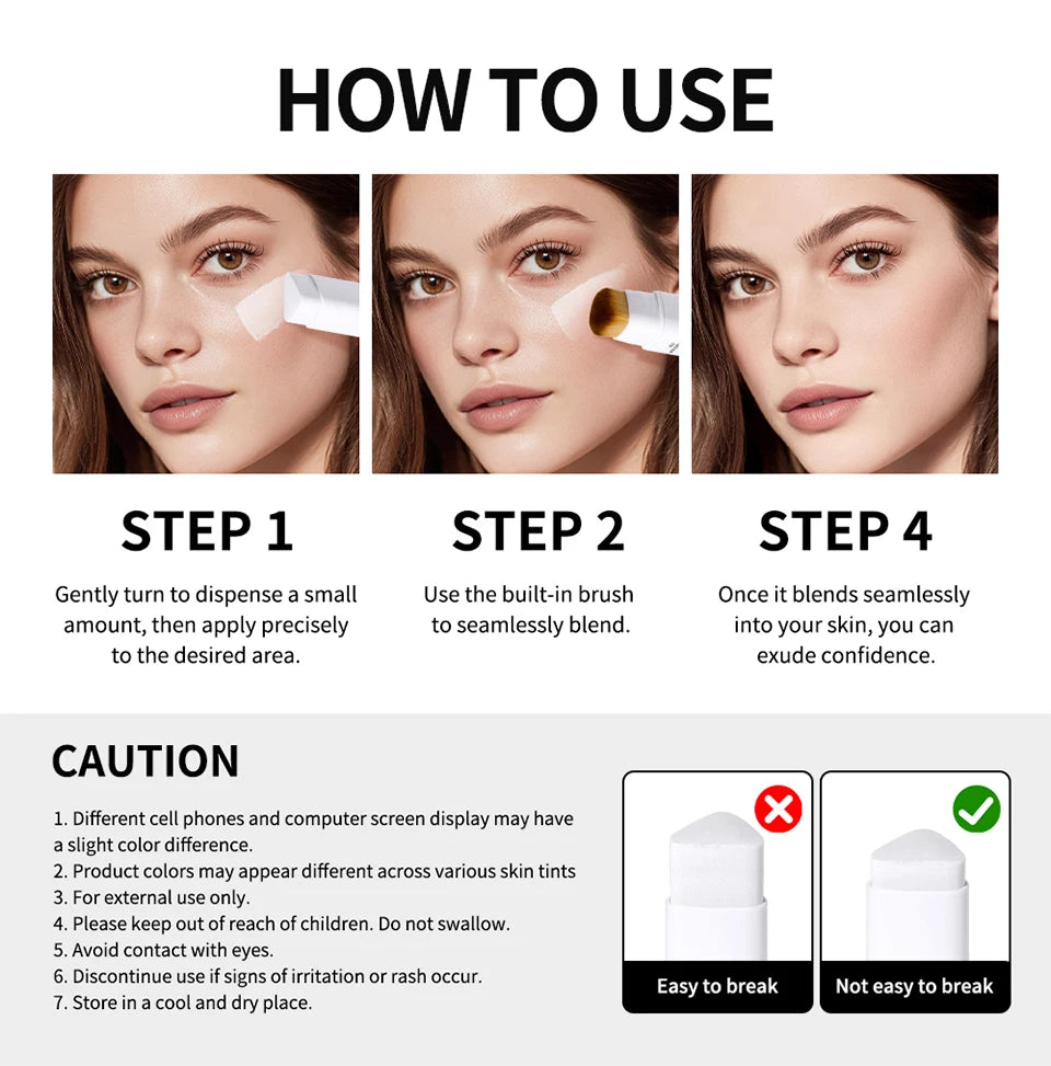 Color Changing Foundation Stick Moisturizing Liquid Foundation - 16