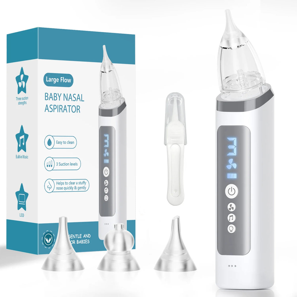 Electric Baby Nasal Aspirator Automatic Nose Cleaner Sucker