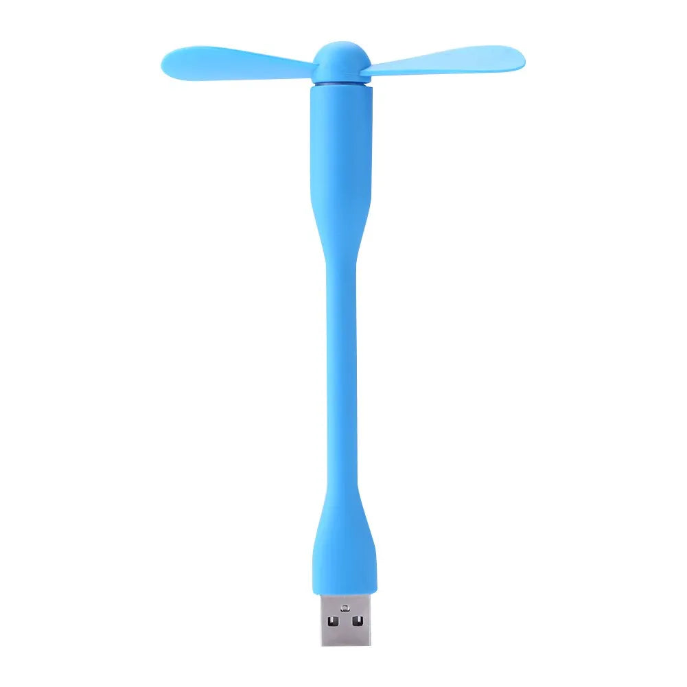 Portable Mini USB Fan Flexible Cooling Gadget for Laptop and Power Bank