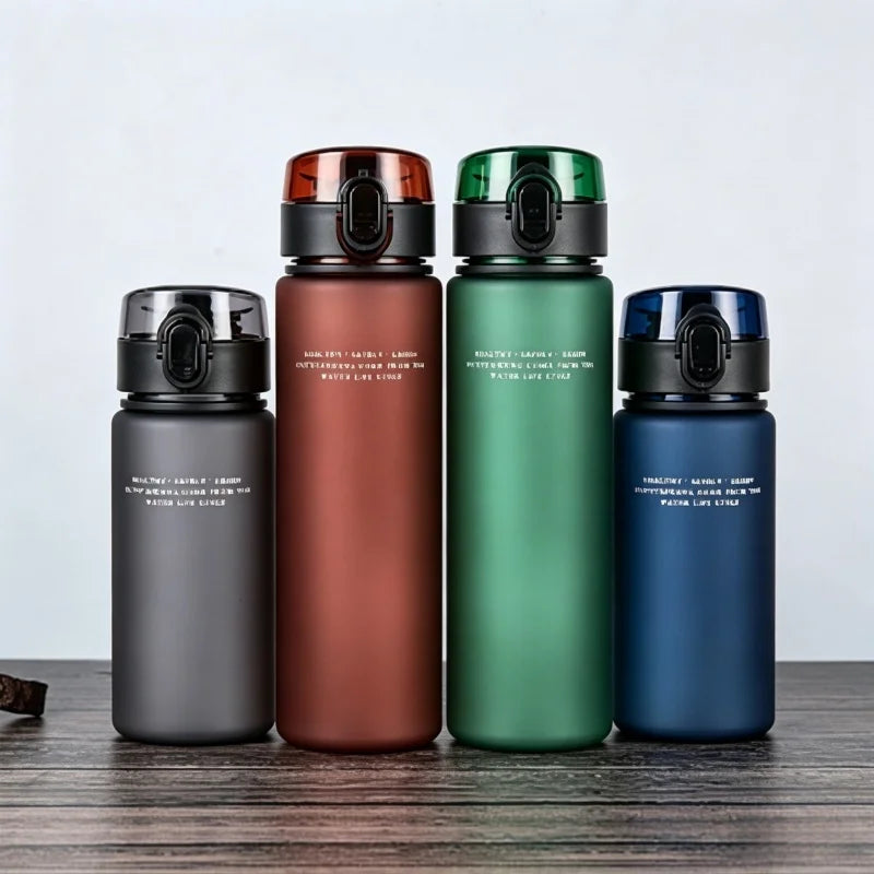 Leak Proof Sports Water Bottle Portable Gym Hiking Fitness Drink Jug - 6
