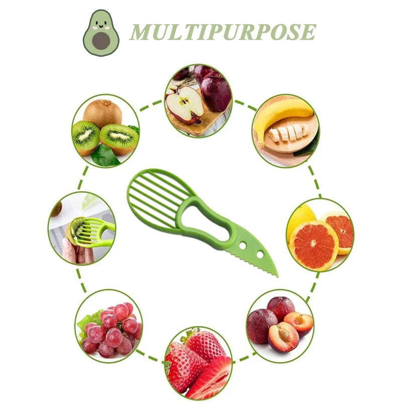 Avocado Storage Box and Slicer Set Reusable Food Keeper Container