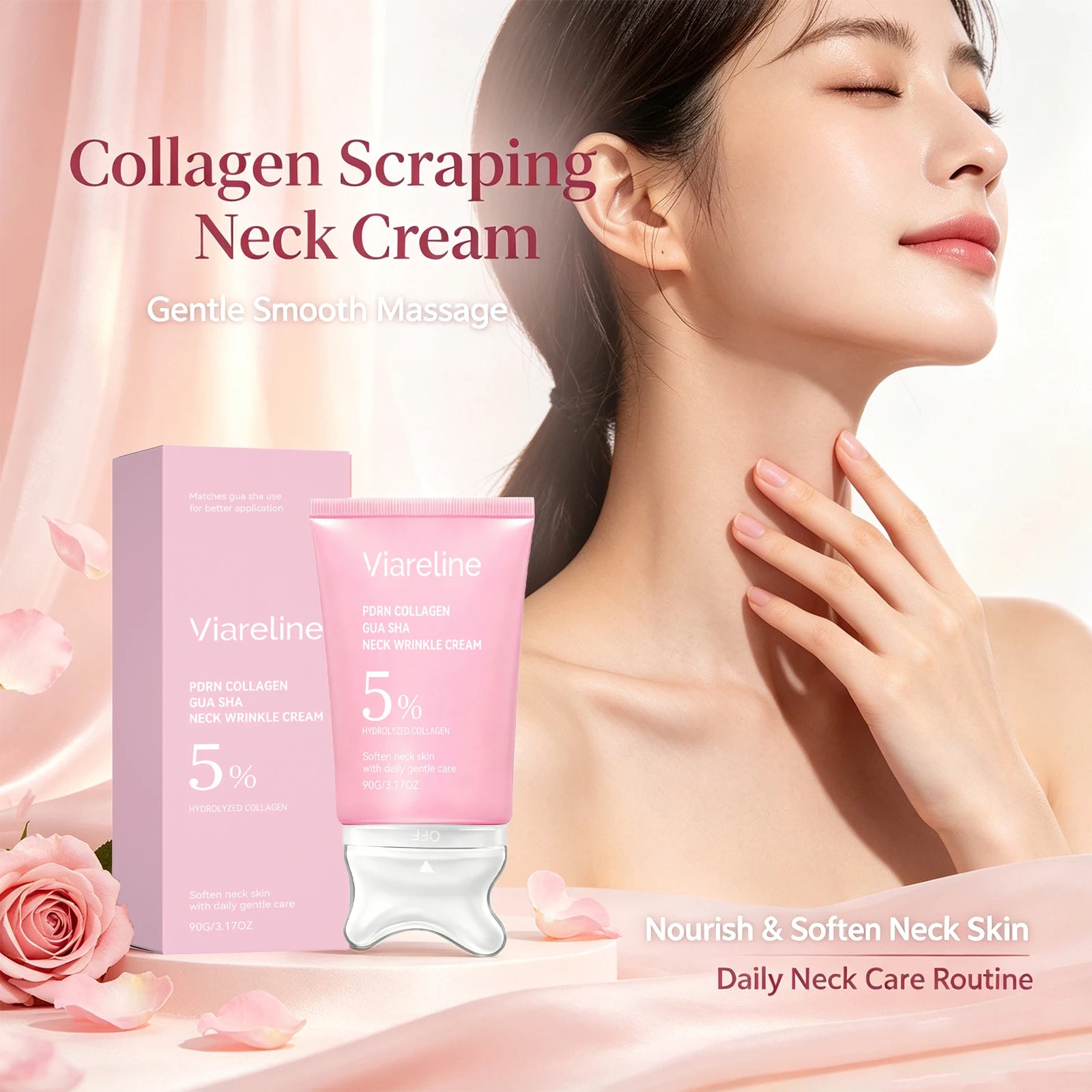 Collagen Neck Cream Firming Hydrating Anti Aging Moisturizer - 4