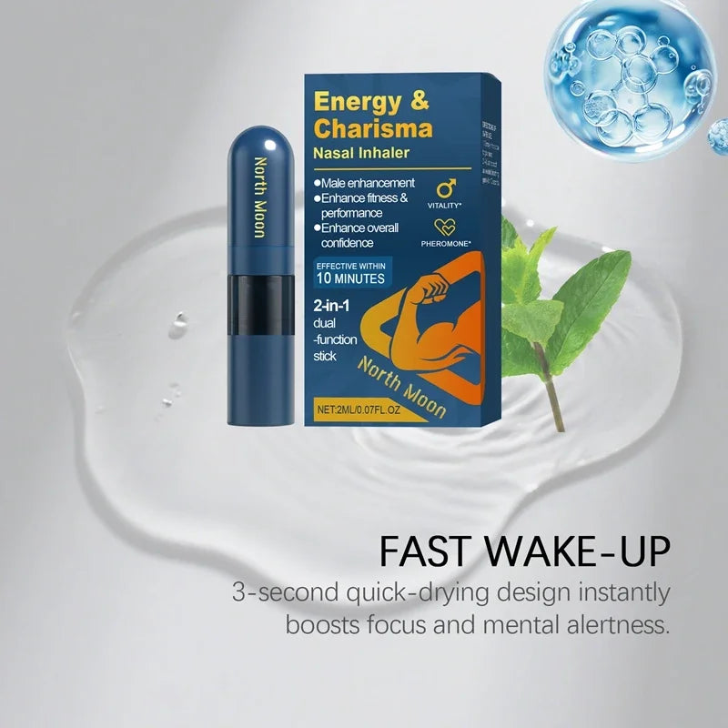 Mens Nasal Suction Stick Mild Nourishing Cooling Daily Body Care Inhaler - 10