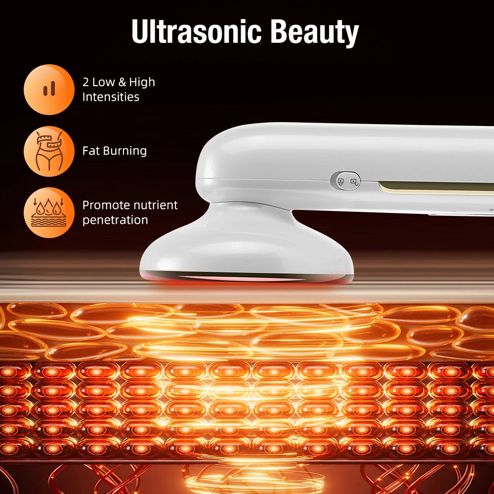 EMS Ultrasound Cavitation Body Slimming & Facial Massager - 2