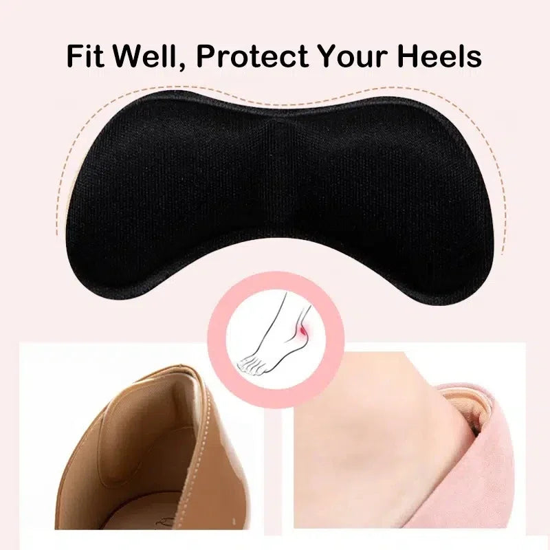 Soft Foam Heel Cushions Anti-Slip Shoe Grips and Foot Pads - 6