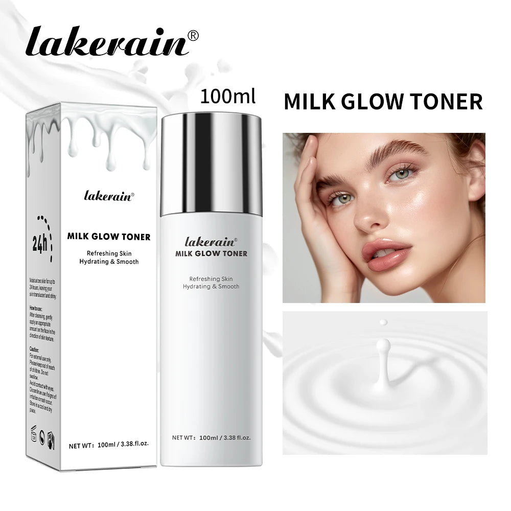 Milk Glow Toner Brightening Skin Care Face Hydration - 20
