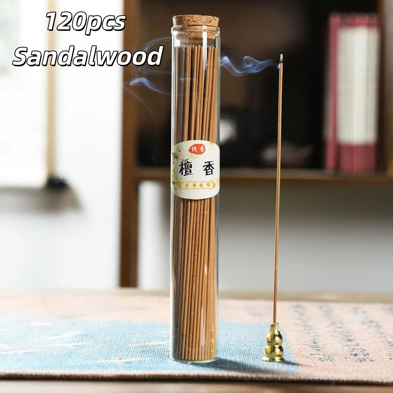 120pc Natural Incense Sticks Aromatherapy Air Freshener Fragrance Set